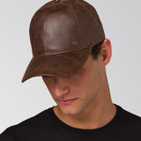 Jockey Cuero Francés Casual Unisex Faux Leather Hat Café Cat