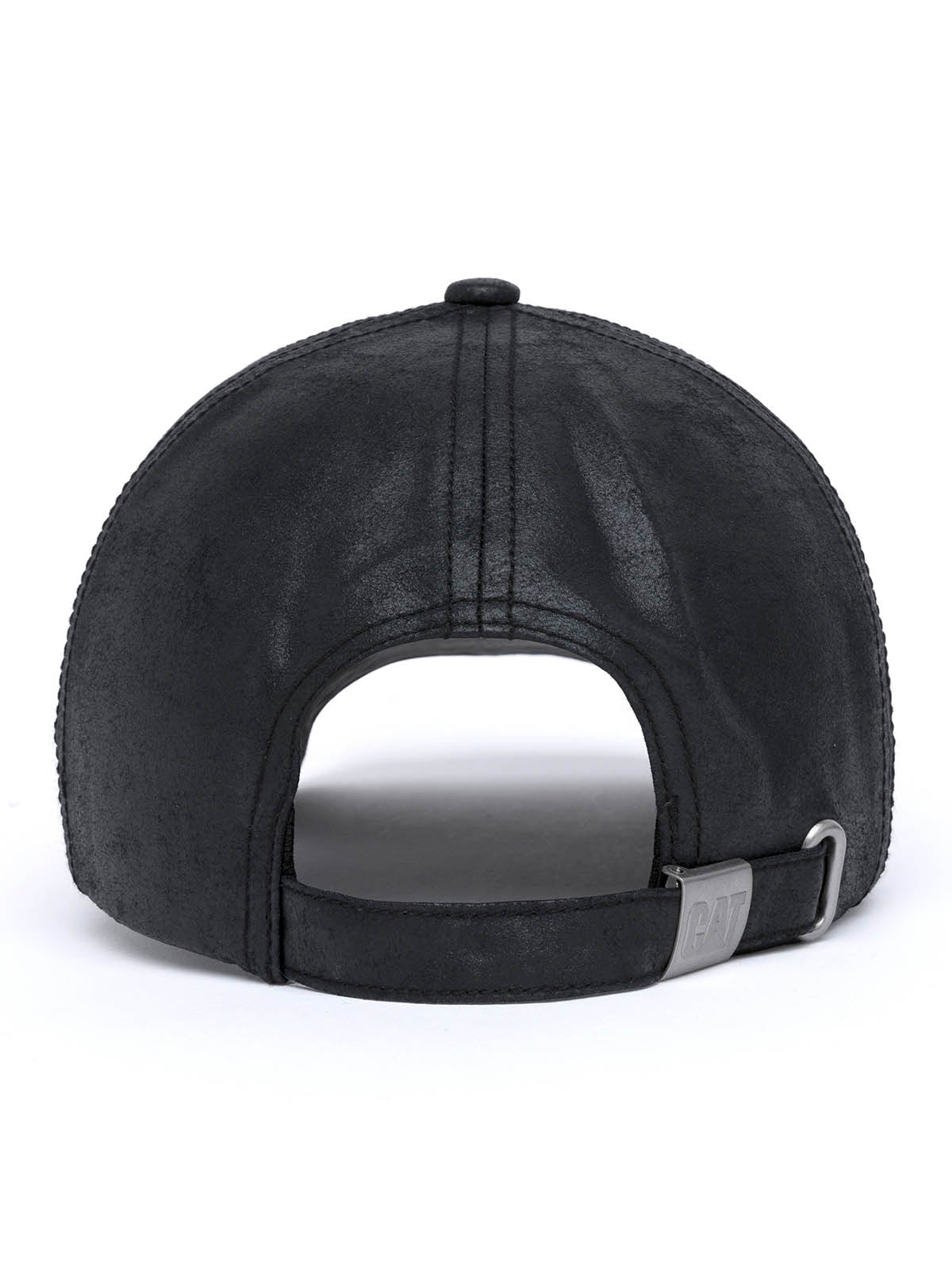 Jockey Cuero Francés Casual Unisex Faux Leather Hat Negro Cat