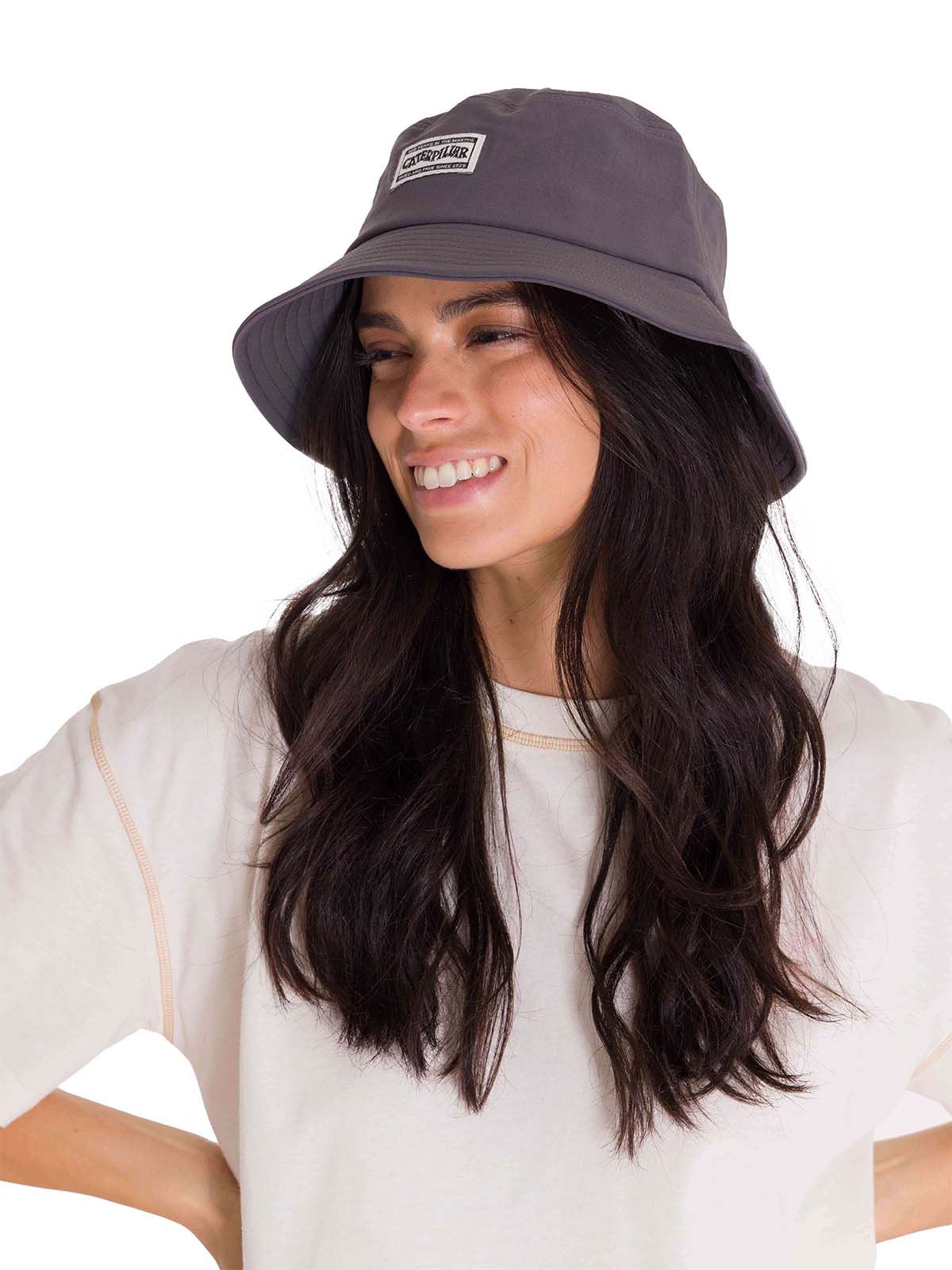 Gorro Bucket Unisex Sun Hat Unisex Gris Oscuro Cat