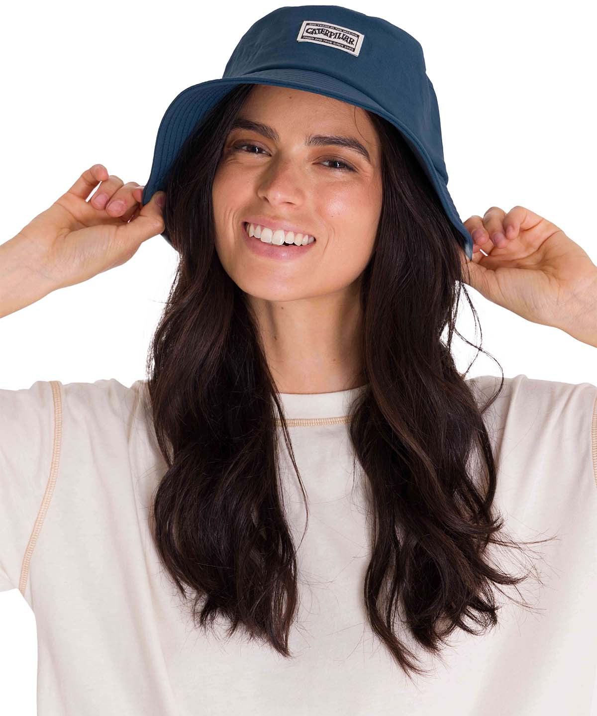 Gorro Bucket Unisex Sun Hat Unisex Azul Petróleo Cat