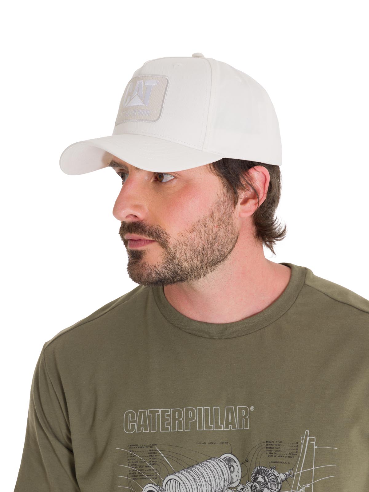 Jockey Con Broche Hombre Do The Work Logo Hat Blanco Cat
