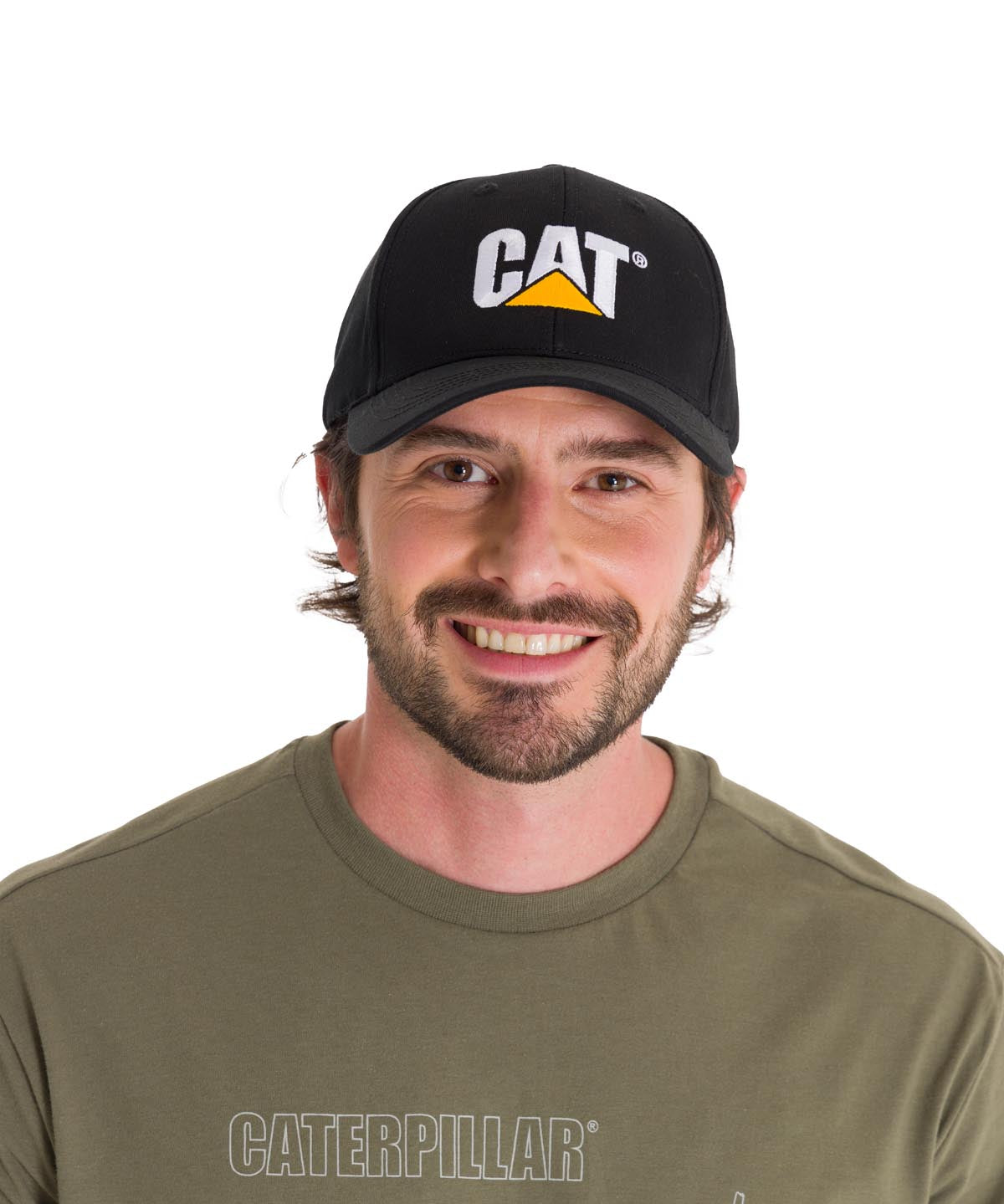 Jockey Con Broche Casual Hombre Cat Logo  Hat Negro Cat