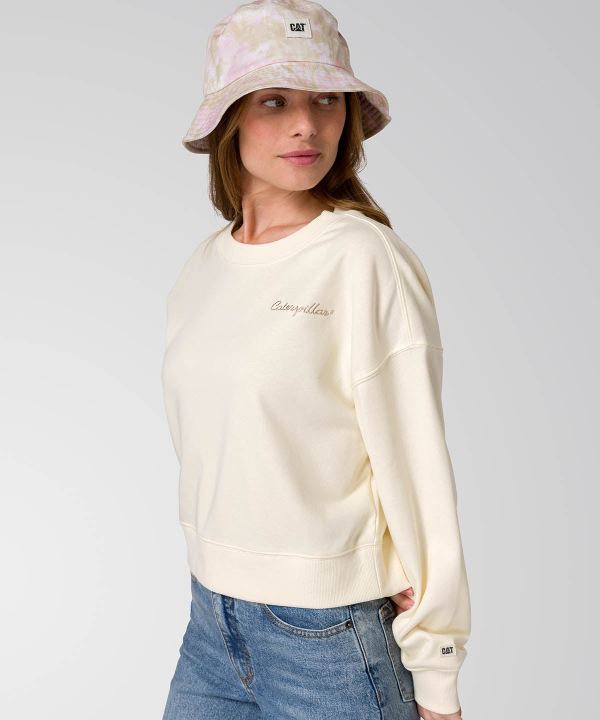 Gorro Bucket Unisex Sun Hat Rosa CAT