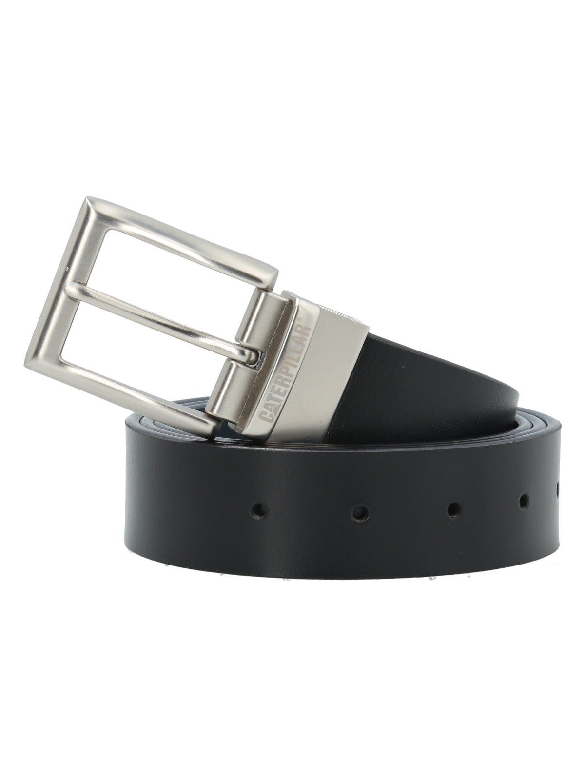 Cinturón de Cuero PU Hombre Reversible Negro-Azul CAT