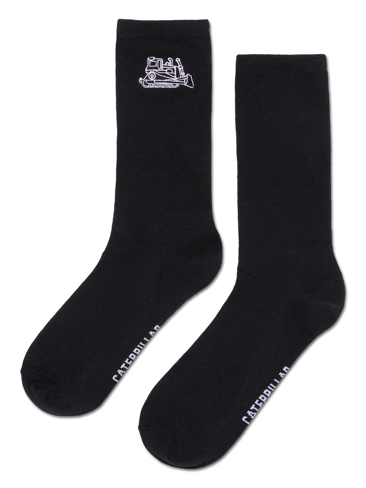 Calcetín Hombre Crew Sock Tractor Negro CAT