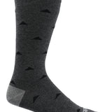 Calcetín Largo Hombre Diseño Tiangulos Gris Oscuro CAT
