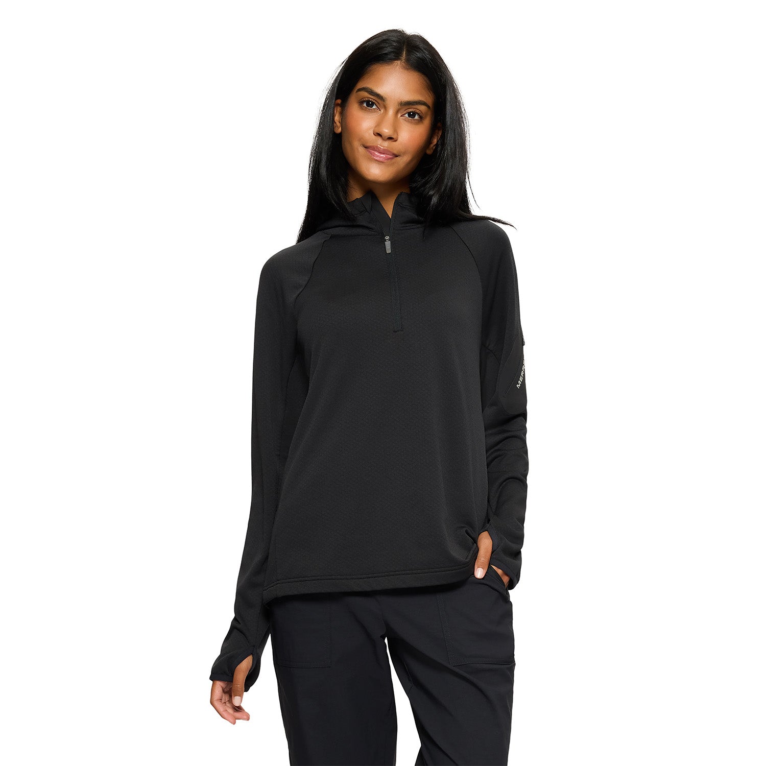 Poleron Mujer Active Negro Merrell