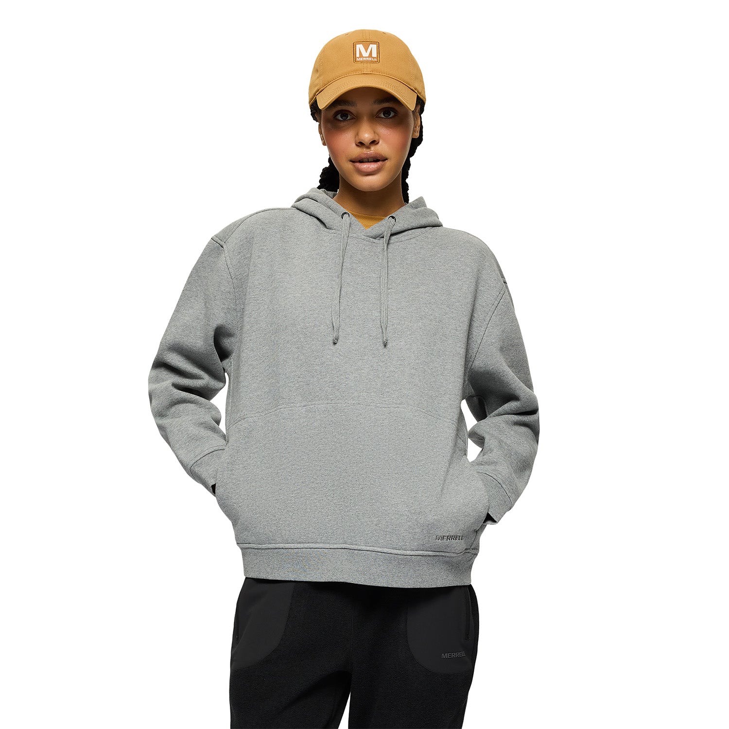 Poleron Mujer Relaxed Hoody Gris Merrell