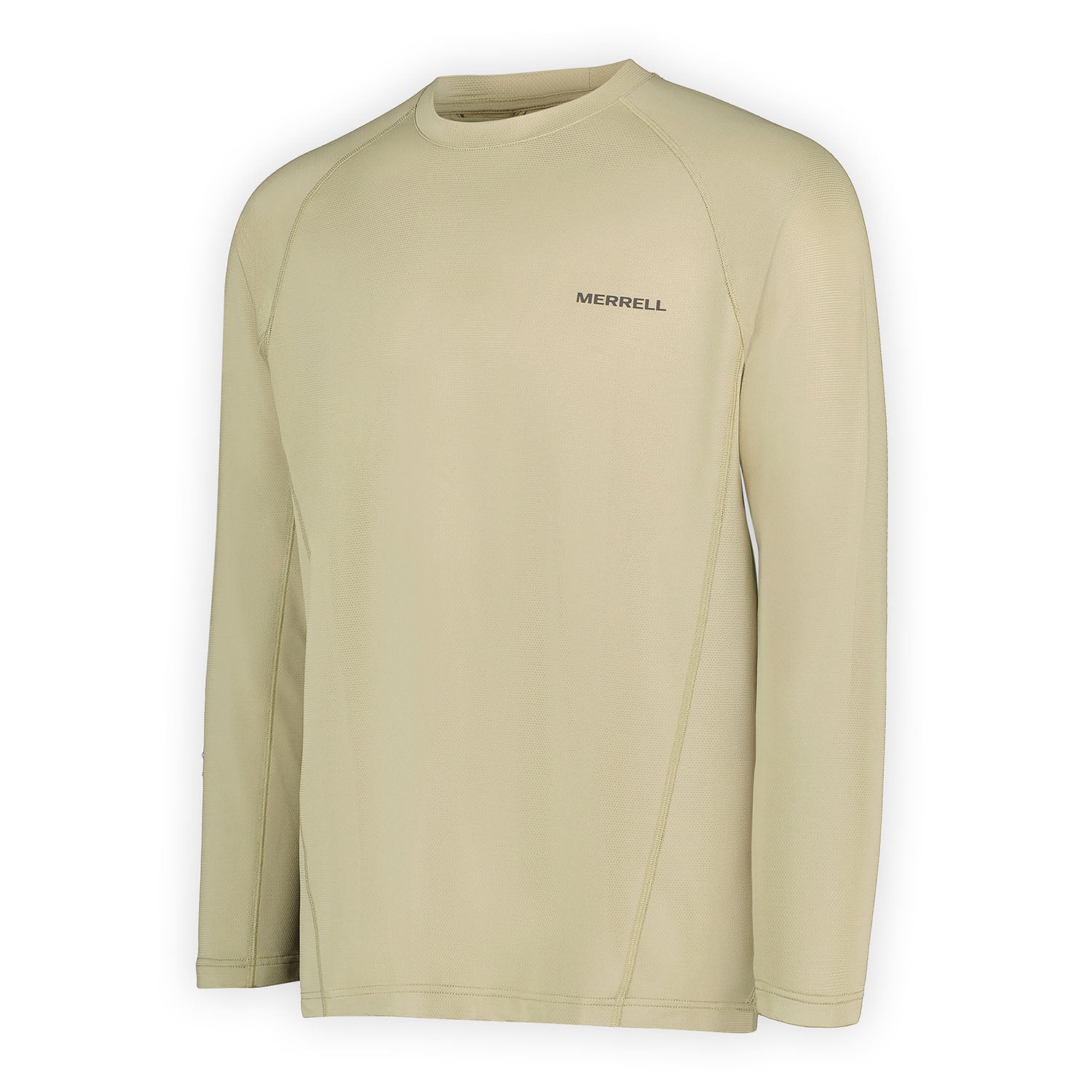 Polera Manga Larga Hombre Tech Verde Claro Merrell