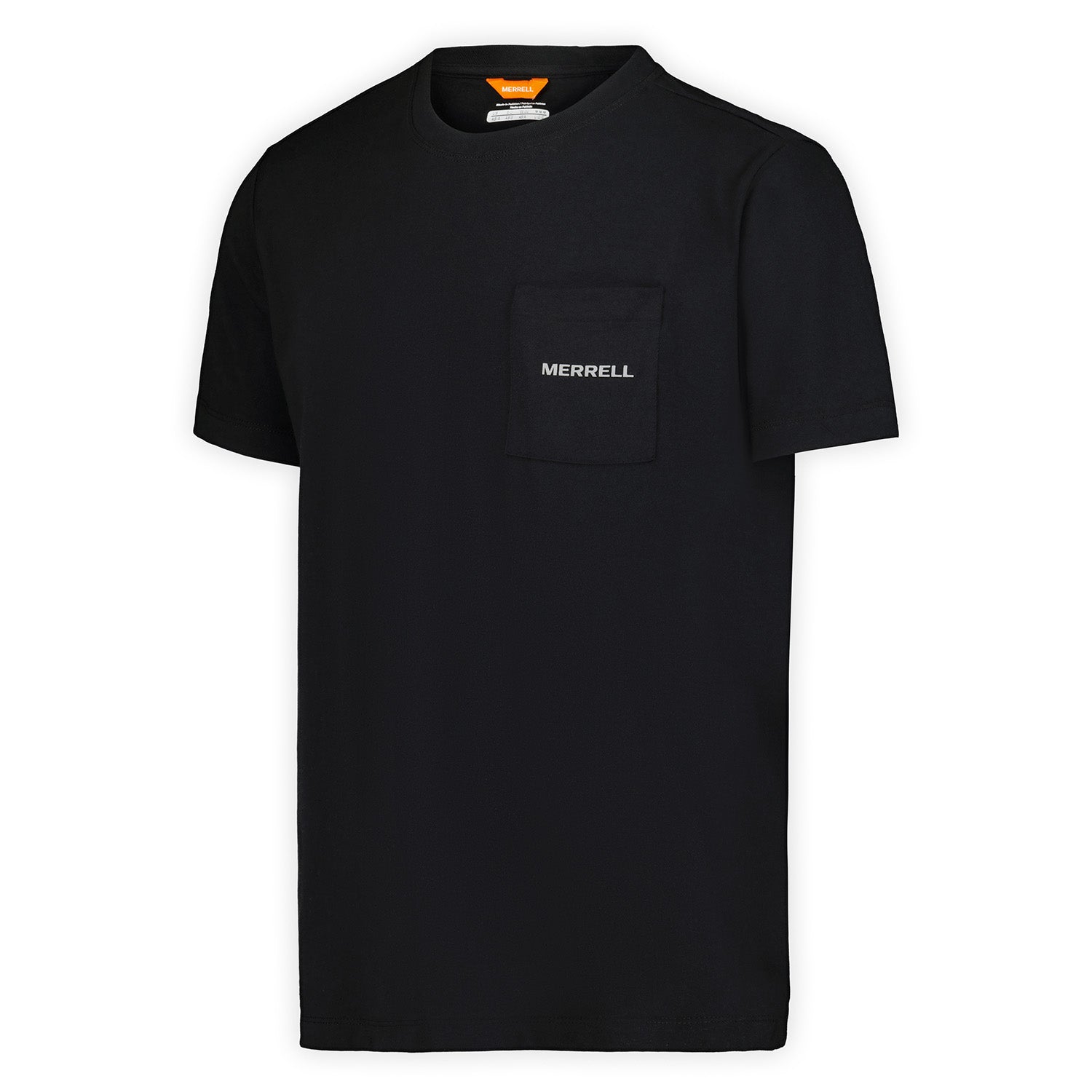 Polera Manga Corta Hombre Relaxed Pocket Negro Merrell