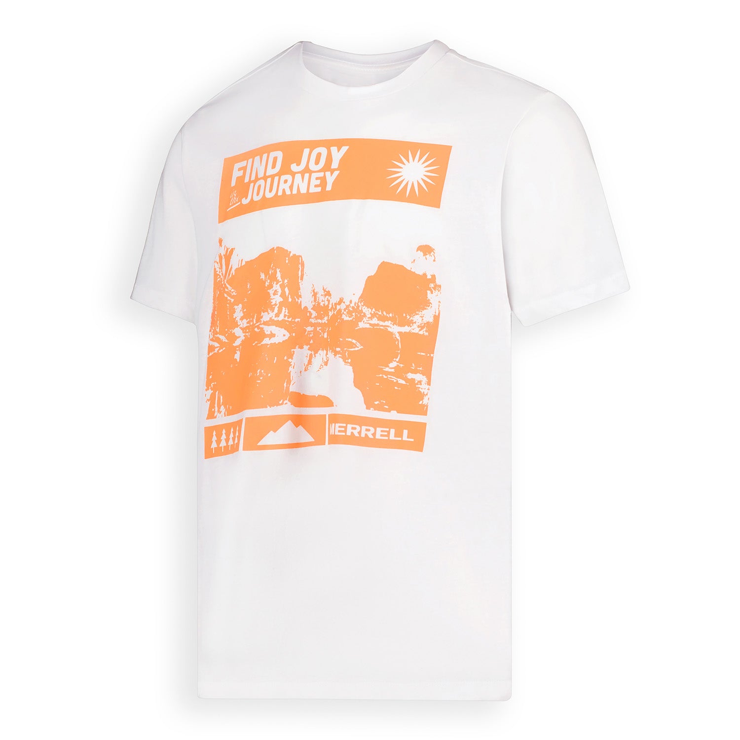 Polera Manga Corta Hombre Joy Blanco Merrell