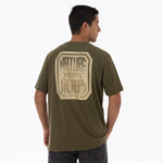 Polera Manga Corta Hombre Nature Is My Therapy Graphic Verde Merrell
