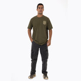 Polera Manga Corta Hombre Nature Is My Therapy Graphic Verde Merrell