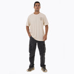 Polera Manga Corta Hombre Nature Is My Therapy Beige Merrell