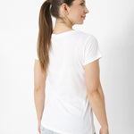Polera Manga Corta Casual Mujer ROOTED IN TRADITION TEE BLANCO CAT