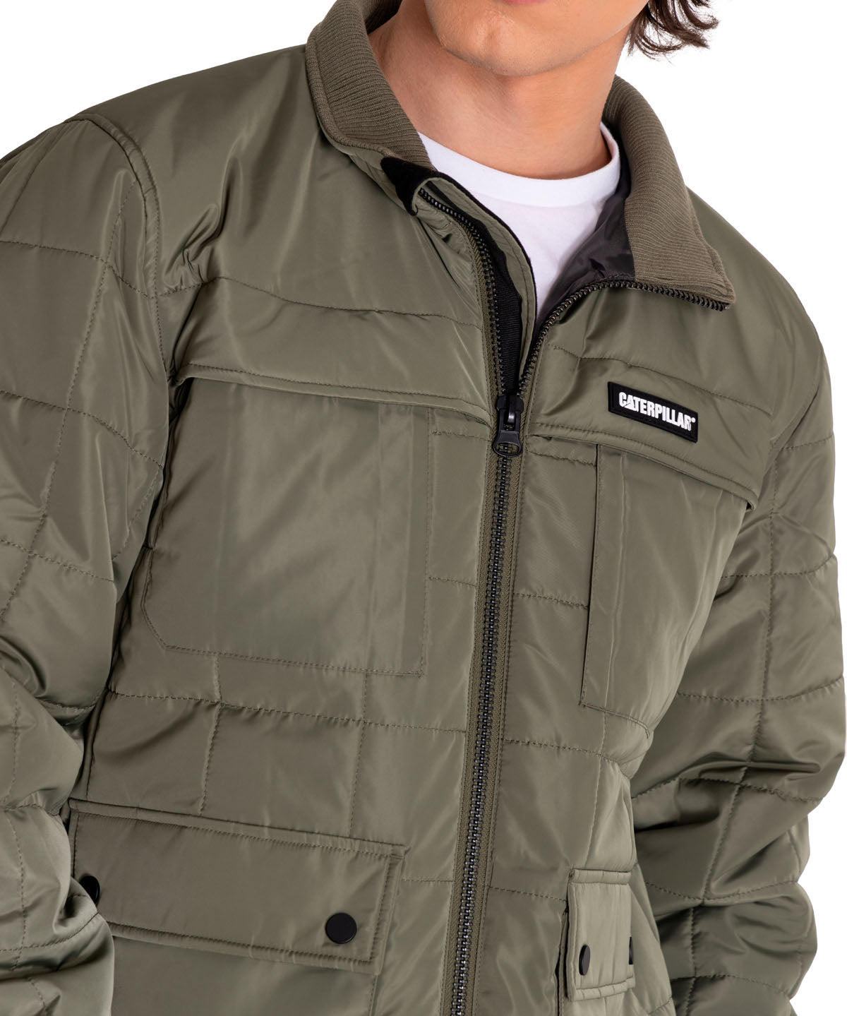 Chaqueta Casual Hombre Terrain Jacket Azul Cat