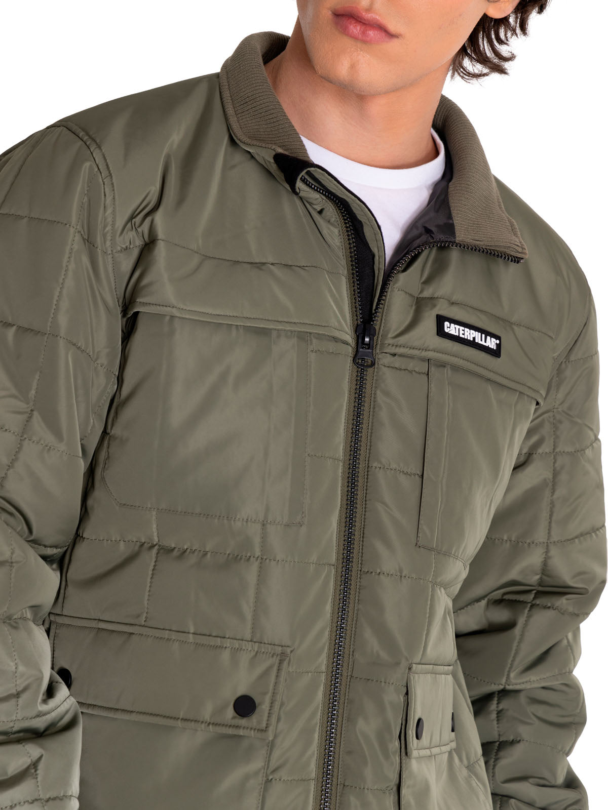 Chaqueta Casual Hombre Terrain Jacket Azul Cat