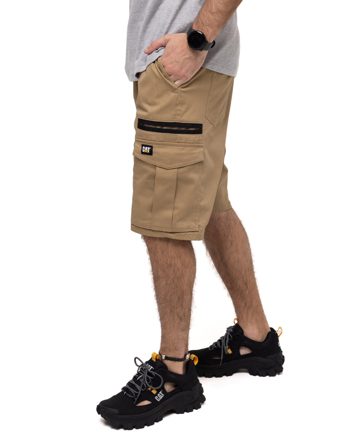 Short Casual Hombre FOUNDATION CARGO SHORT CAFÉ CAT