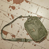 Cartera Casual Mujer Regular Crossbody Verde Cat