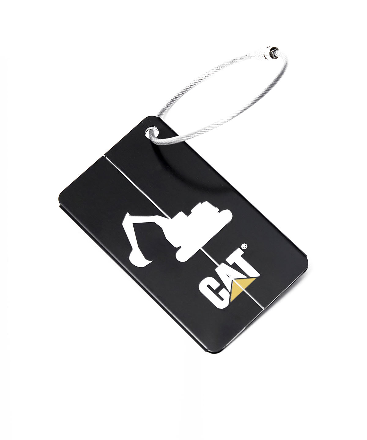 Llavero para Equipaje Unisex Metal Luggage Tag Negro Cat