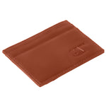 Billetera Rfid Unisex México Leather Cardholder Canela Cat
