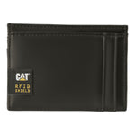 Billetera Rfid Unisex México Leather Cardholder Negra Cat