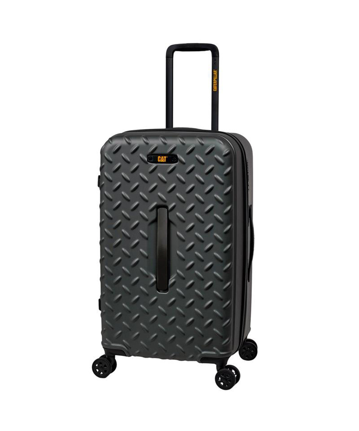 Maleta Mediana Industrial Plate Trunk Gris Oscuro CAT