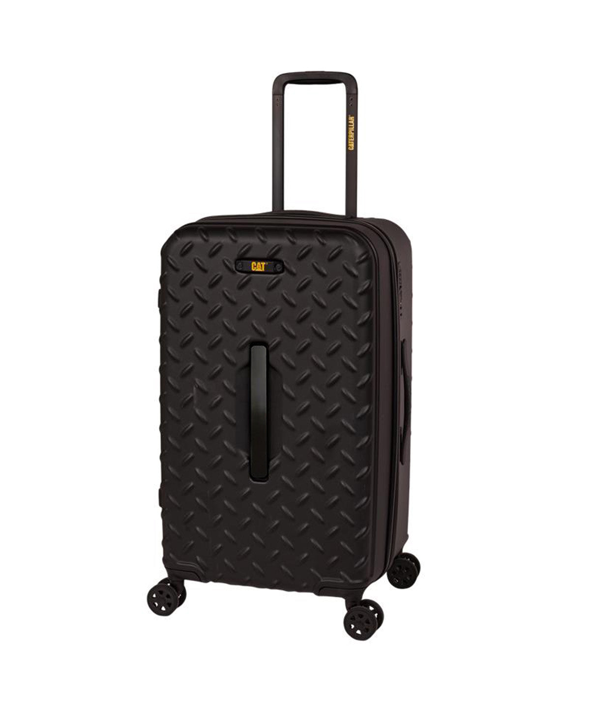 Maleta Mediana Industrial Plate Trunk Negro Cat