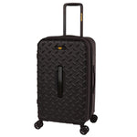Maleta Mediana Industrial Plate Trunk Negro Cat