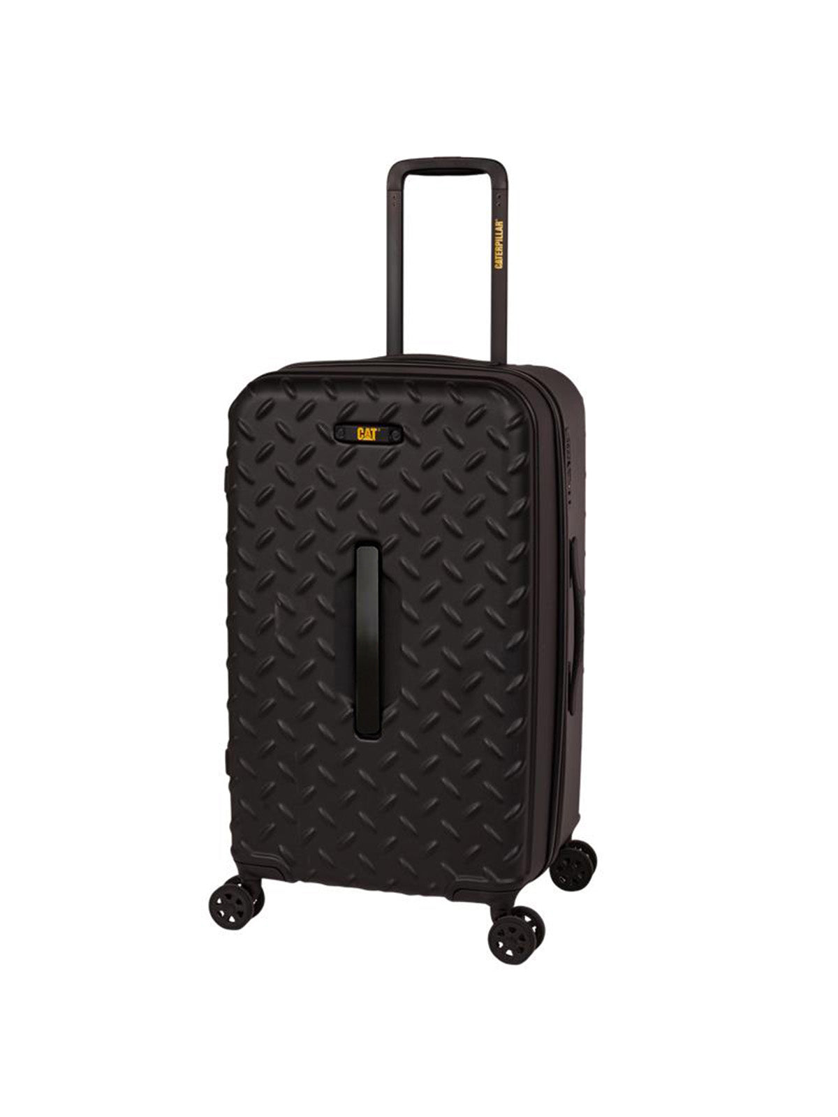 Maleta Mediana Industrial Plate Trunk Negro Cat