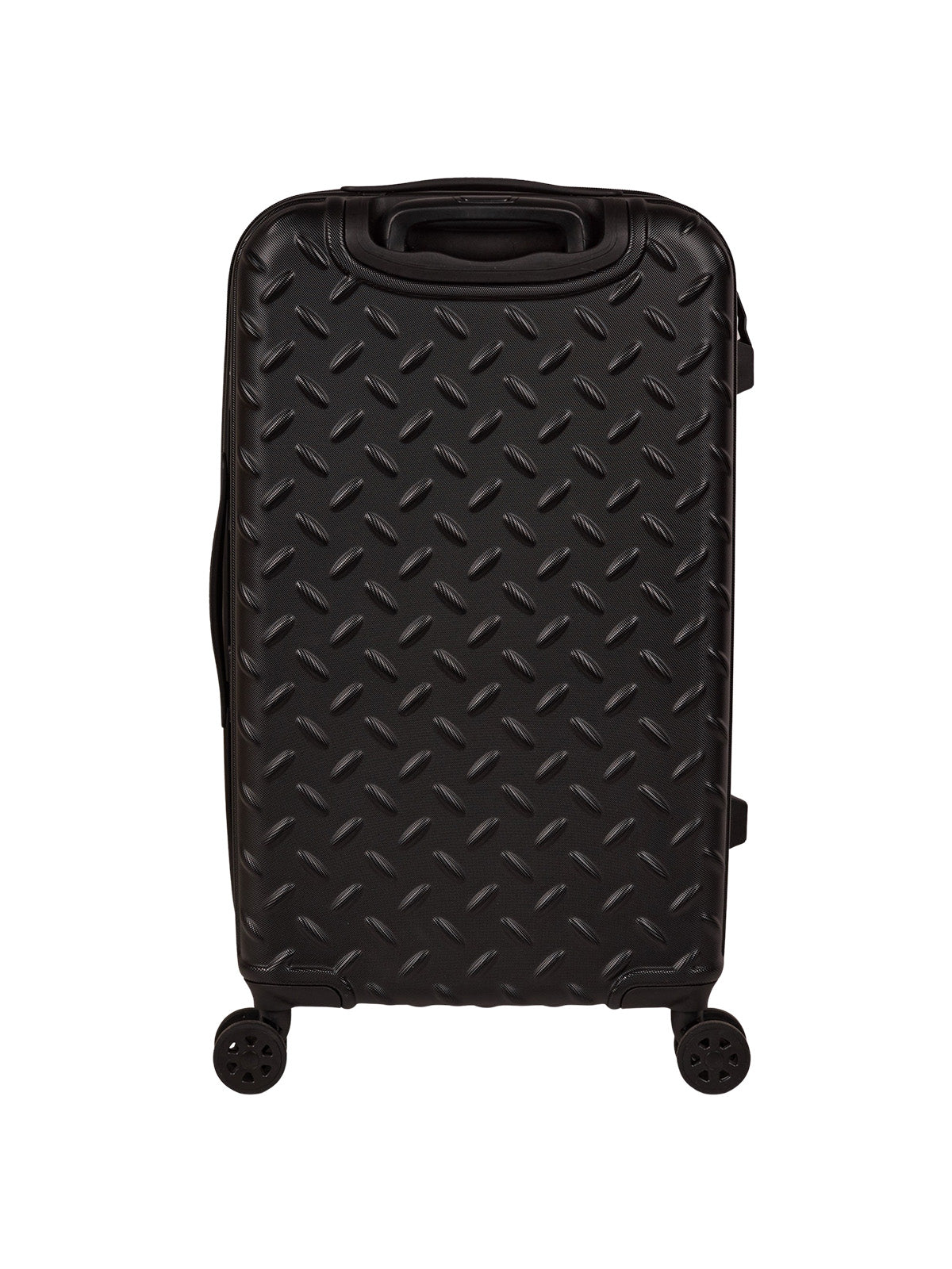 Maleta Mediana Industrial Plate Trunk Negro Cat