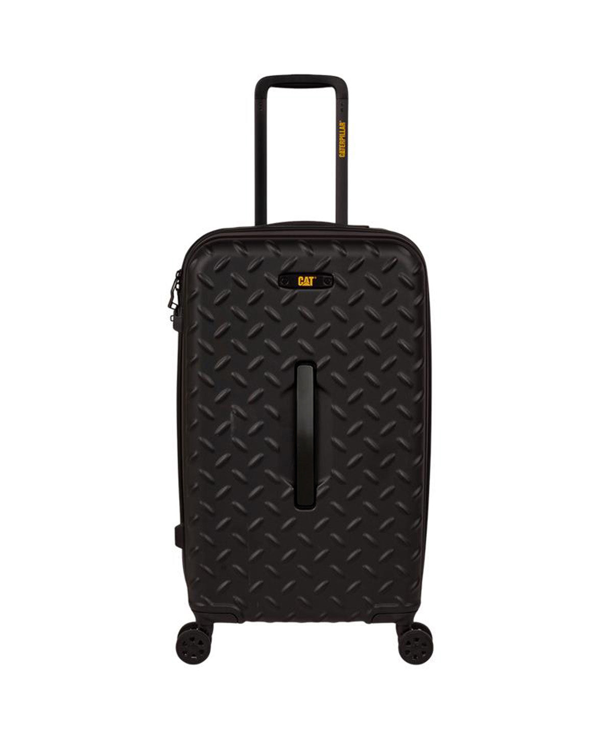 Maleta Mediana Industrial Plate Trunk Negro Cat
