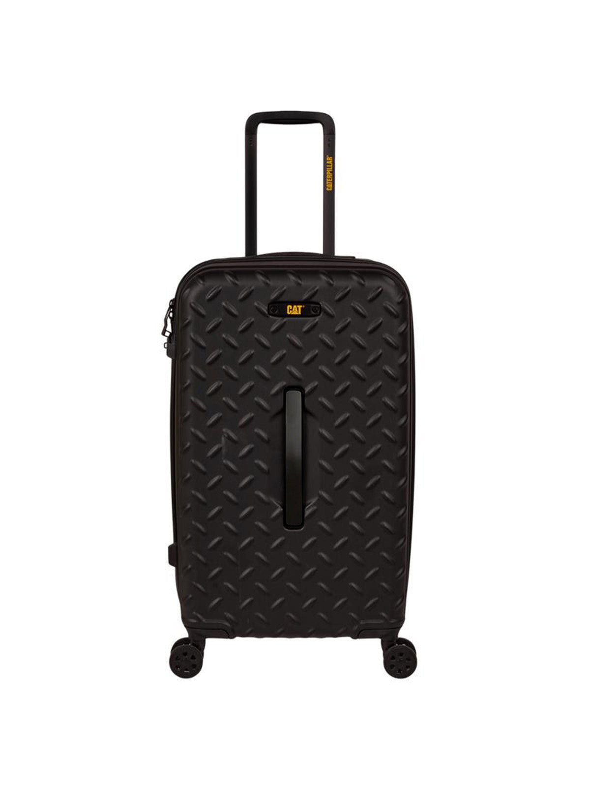 Maleta Mediana Industrial Plate Trunk Negro Cat
