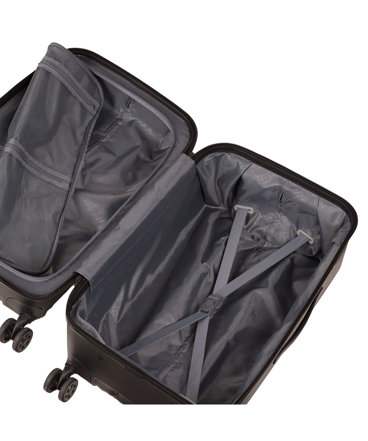 Maleta Mediana Industrial Plate Trunk Negro Cat