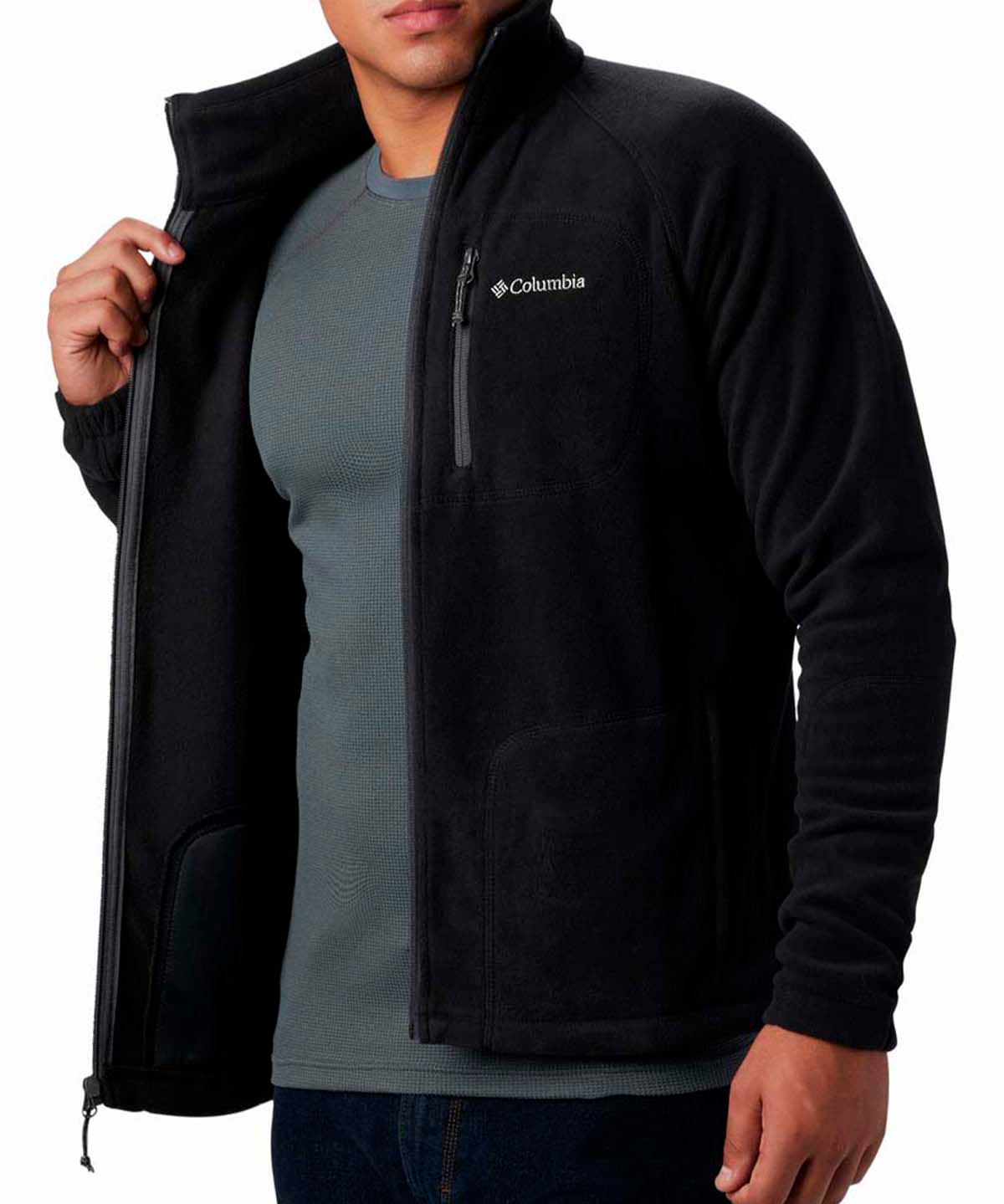 Polar Hombre Fast Trek II Full Zip Rojo Columbia