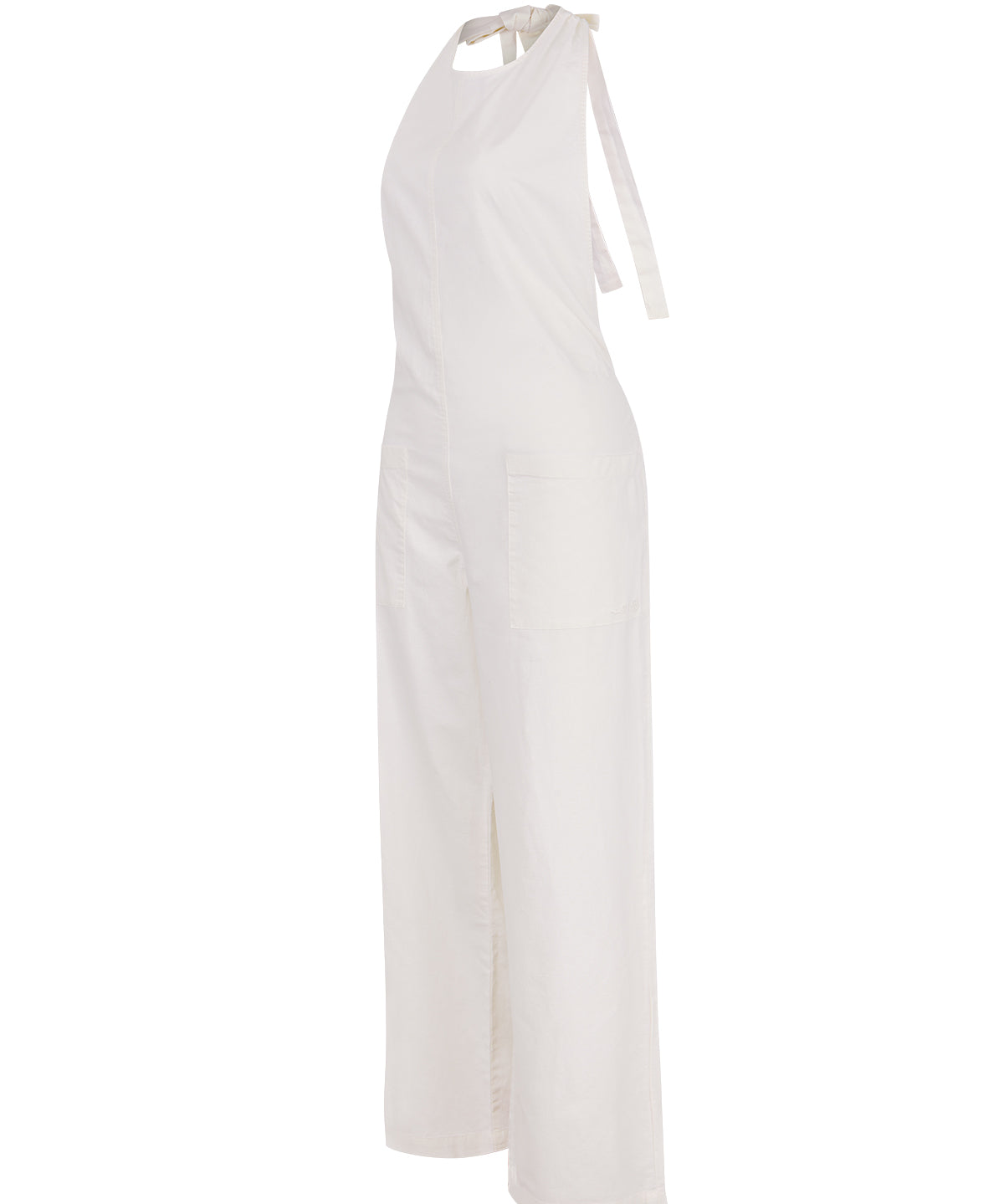Jardinera Mujer Halter Lino Crudo BSoulxRKF