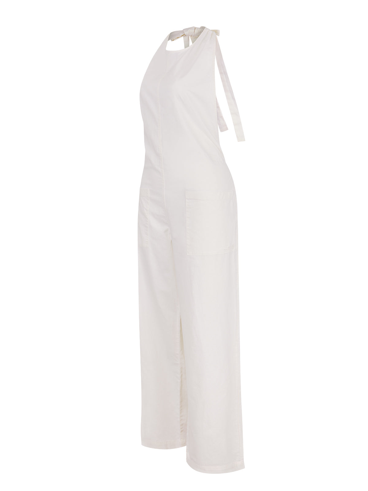 Jardinera Mujer Halter Lino Crudo BSoulxRKF