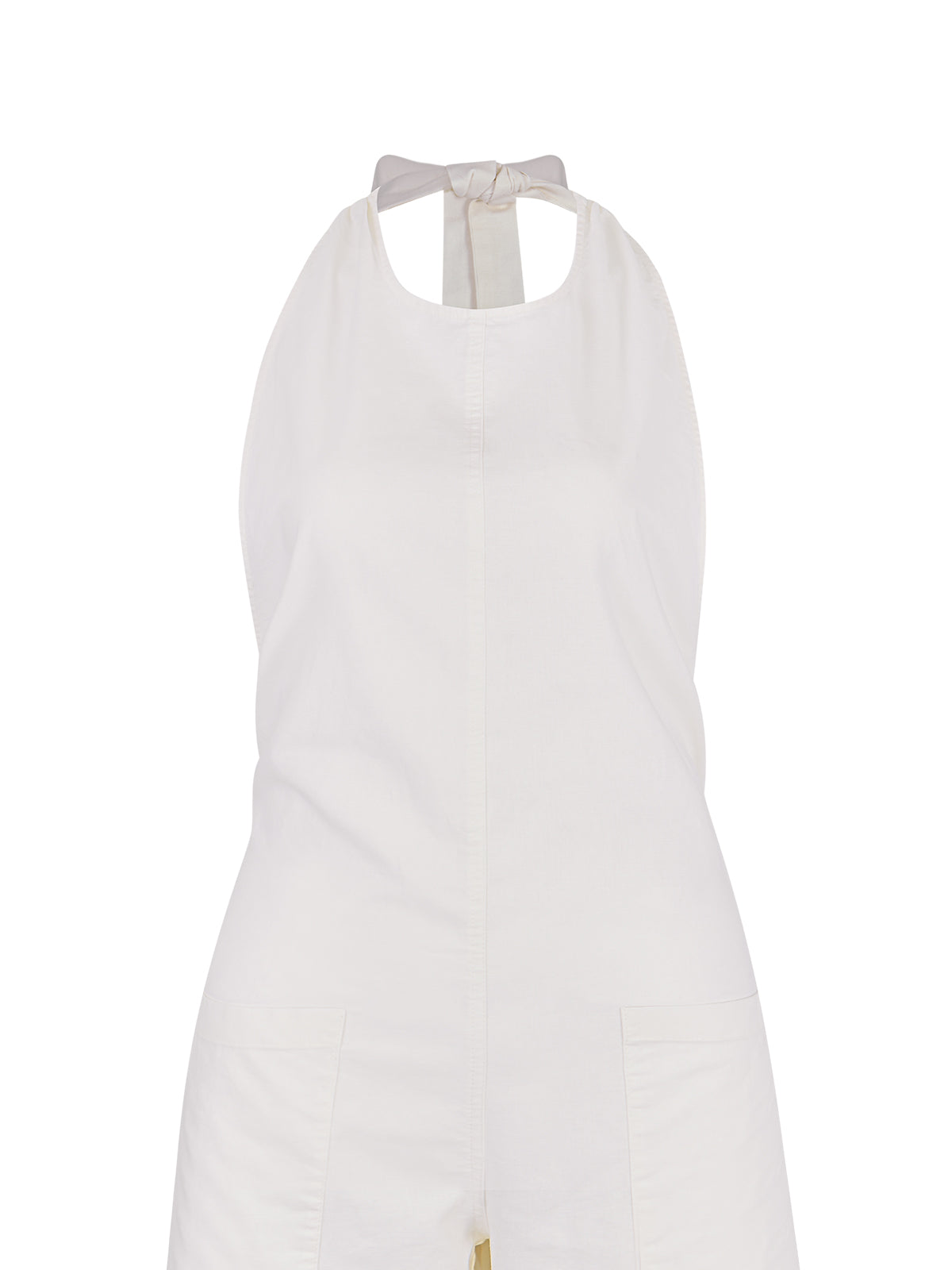Jardinera Mujer Halter Lino Crudo BSoulxRKF