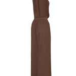Jardinera Mujer Halter Lino Café BSoulxRKF