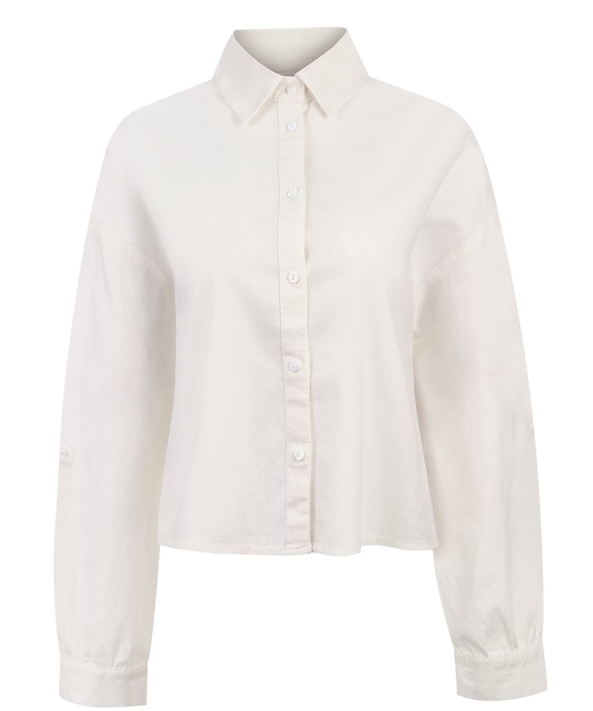 Blusa Mujer Lino Crudo BsoulxRKF