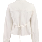 Blusa Mujer Lino Crudo BsoulxRKF