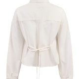 Blusa Mujer Lino Crudo BsoulxRKF