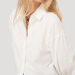 Blusa Mujer Lino Crudo BsoulxRKF