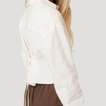 Blusa Mujer Lino Crudo BsoulxRKF