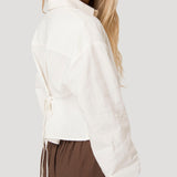 Blusa Mujer Lino Crudo BsoulxRKF