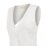 Gilet Mujer Lino Crudo BsoulxRKF