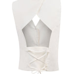 Gilet Mujer Lino Crudo BsoulxRKF