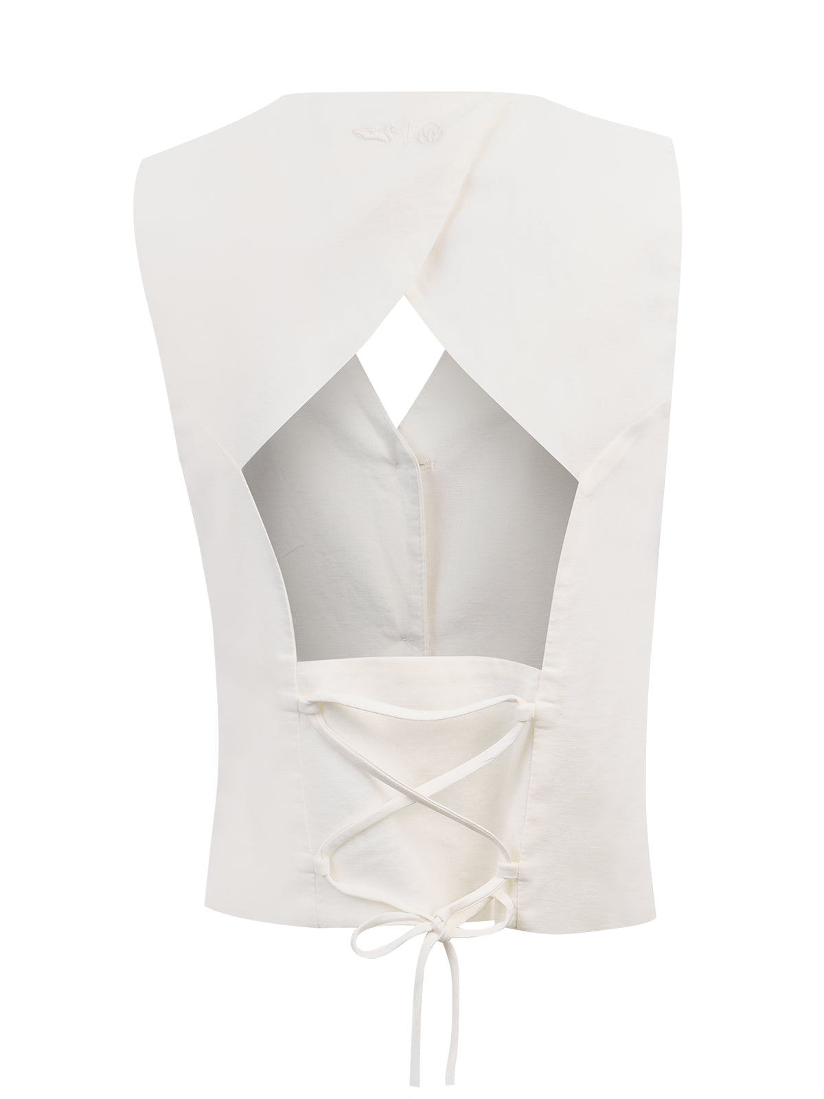 Gilet Mujer Lino Crudo BsoulxRKF