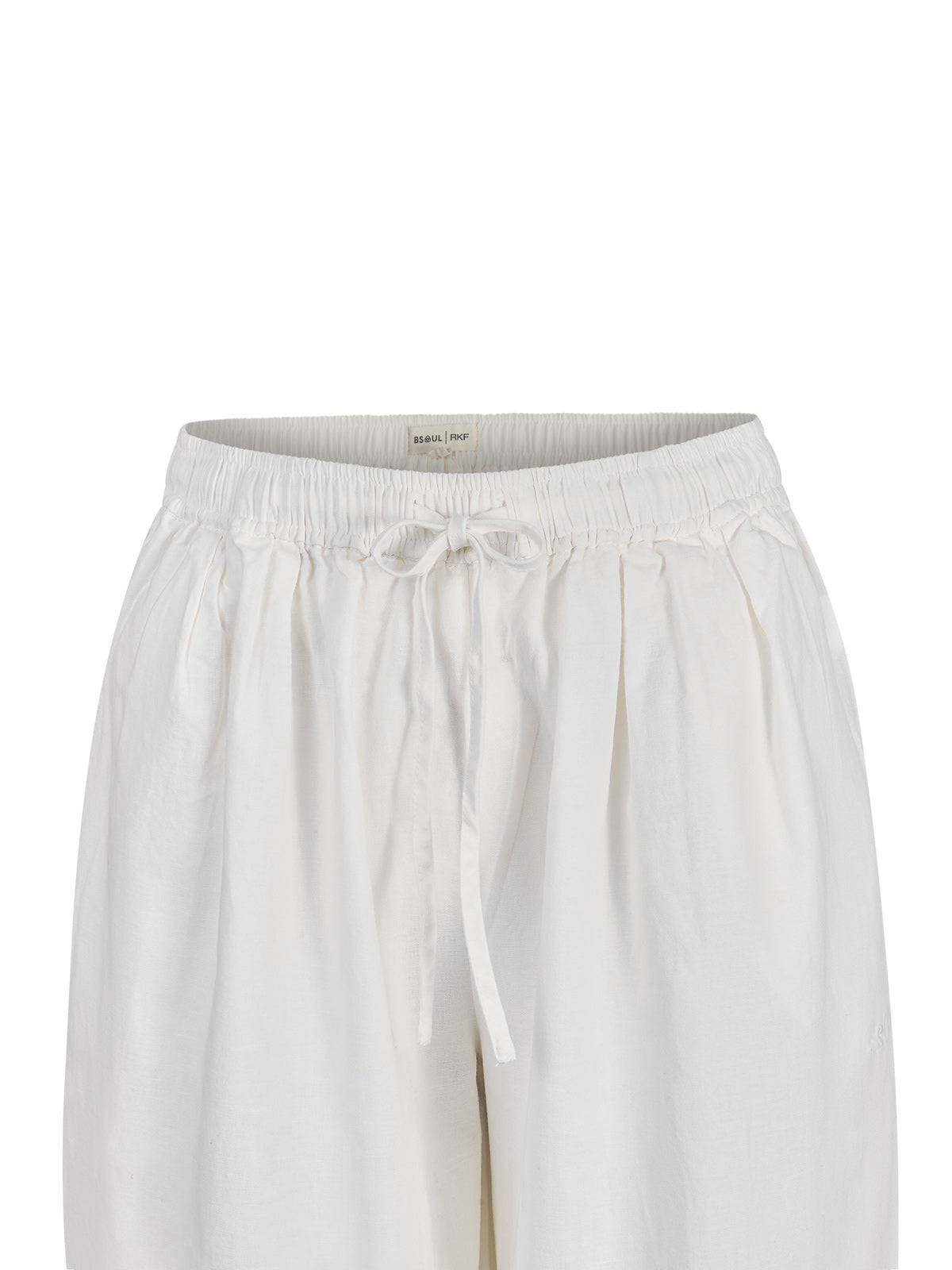 Pantalón Mujer Lino Crudo BSoulxRKF