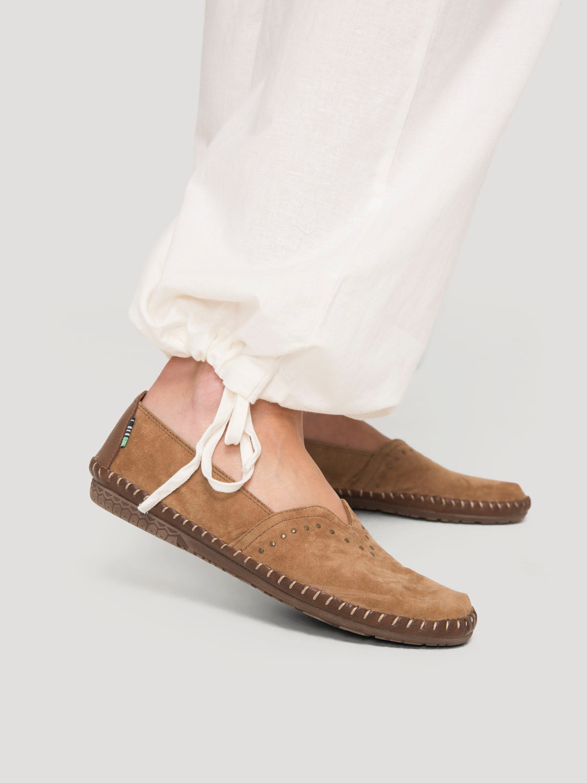 Pantalón Mujer Lino Crudo BSoulxRKF